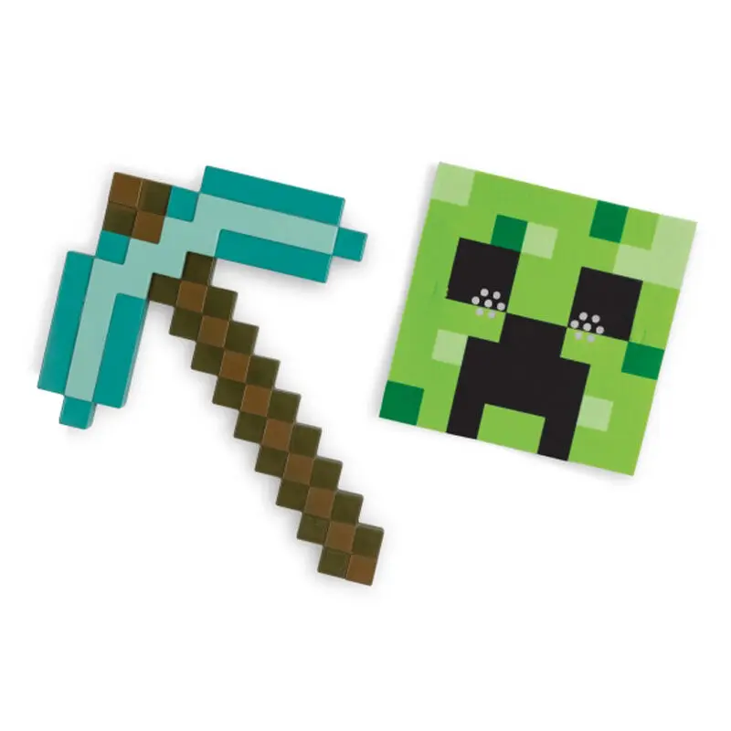 Minecraft Spitzhacke und Schwert Produktfoto