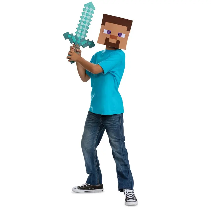 Minecraft Kostümzubehör aus Helm und Schwert termékfotó