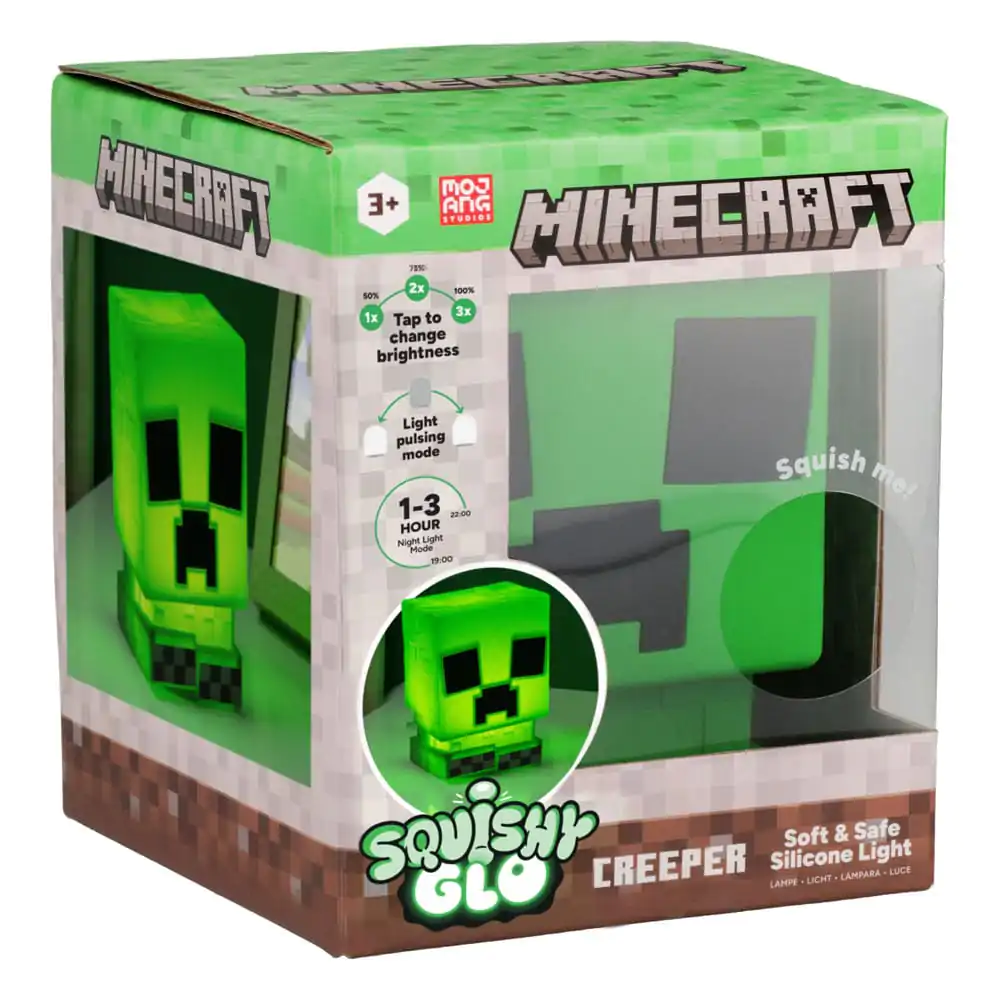 Minecraft Squishy Glo Silikon Licht Creeper 15 cm Produktfoto