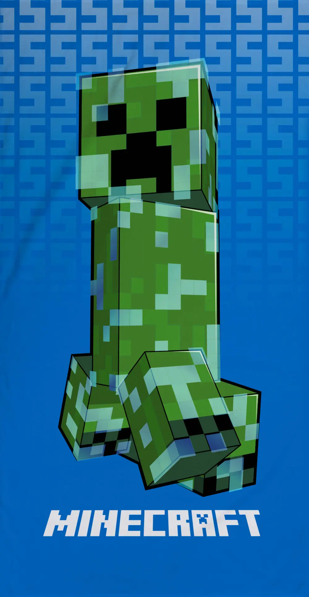 Minecraft Handtuch Ver. 1 140 x 70 cm Produktfoto