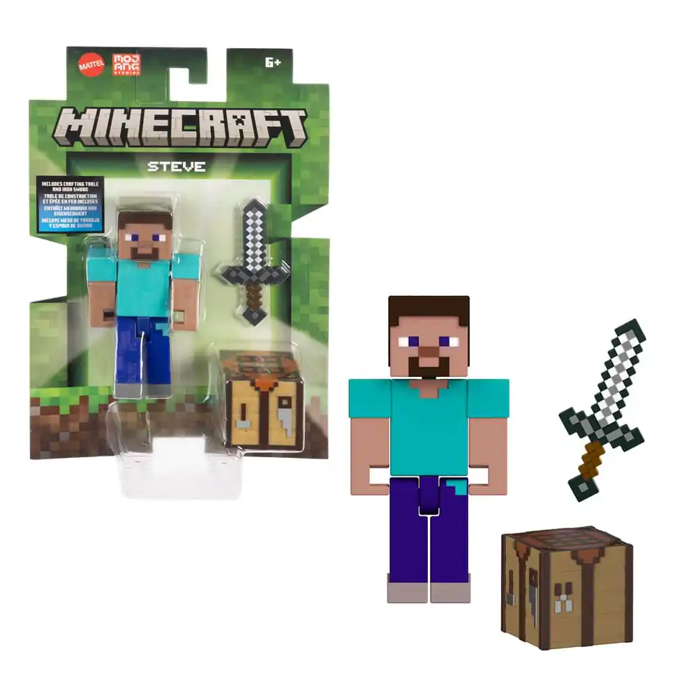 Minecraft Action Figur Steve 8 cm Produktfoto