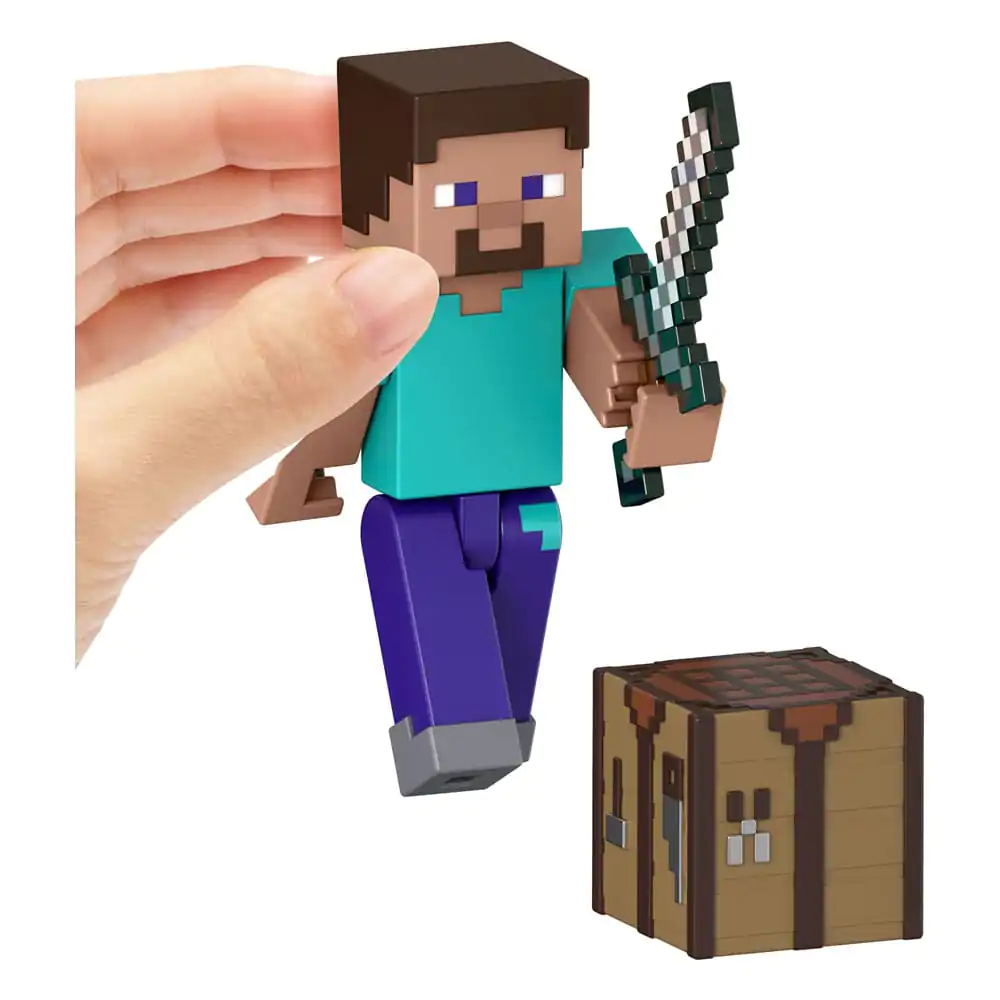 Minecraft Action Figur Steve 8 cm Produktfoto