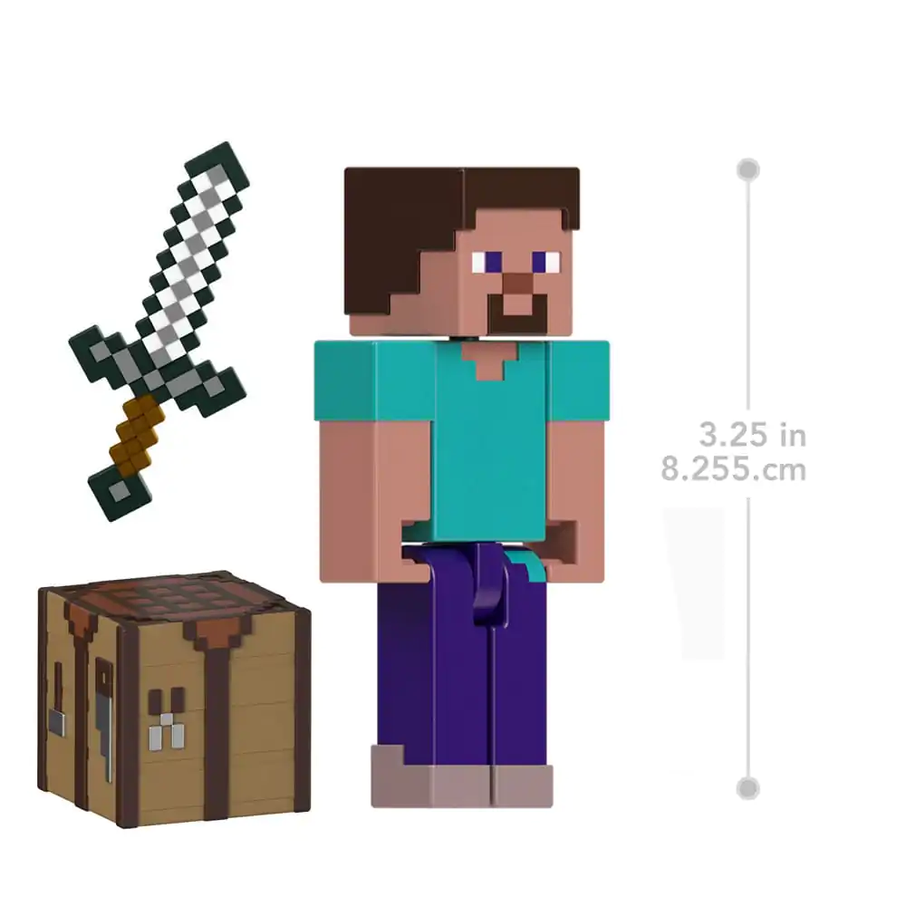 Minecraft Action Figur Steve 8 cm Produktfoto