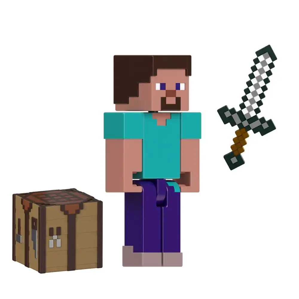 Minecraft Action Figur Steve 8 cm Produktfoto