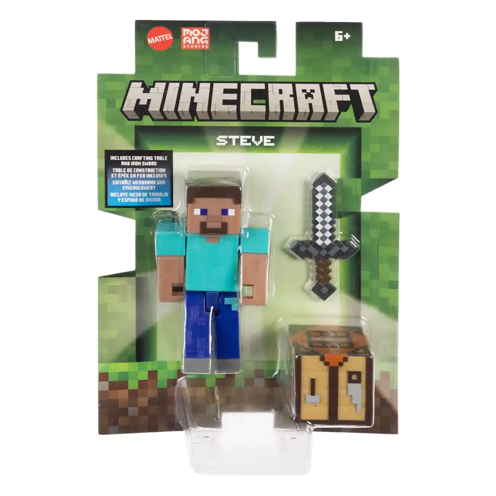 Minecraft Action Figur Steve 8 cm Produktfoto