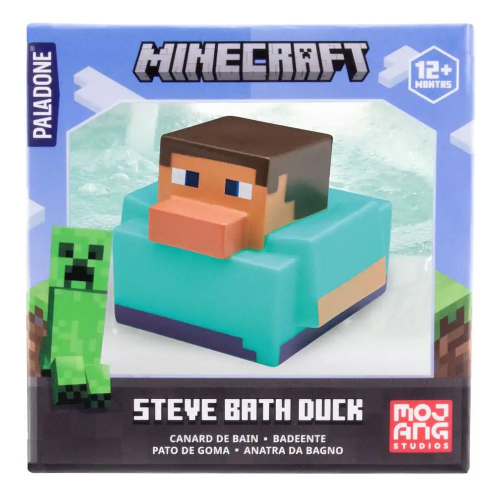 Minecraft Badeente Steve 6 cm Produktfoto