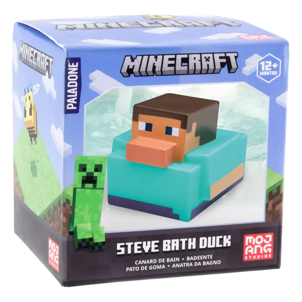 Minecraft Badeente Steve 6 cm Produktfoto