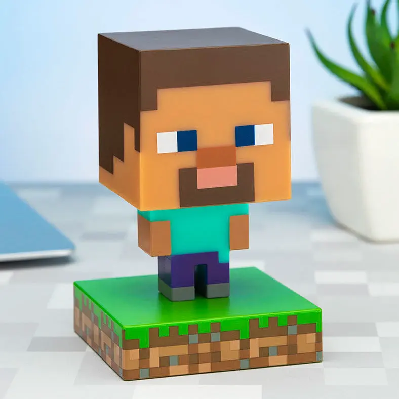 Minecraft 3D Icon Lampe Steve termékfotó