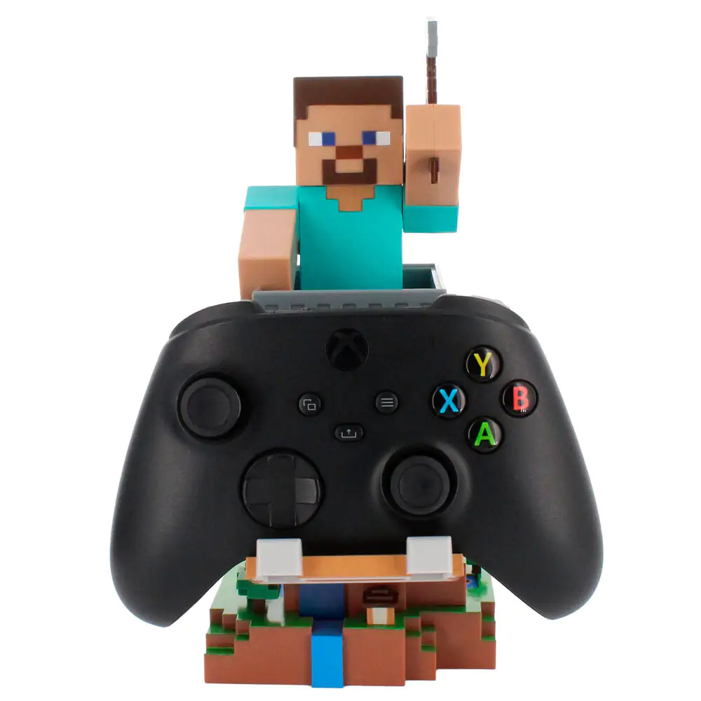 Minecraft Steve Controller/Telefonhalter Cable Guy Figur 20cm Produktfoto