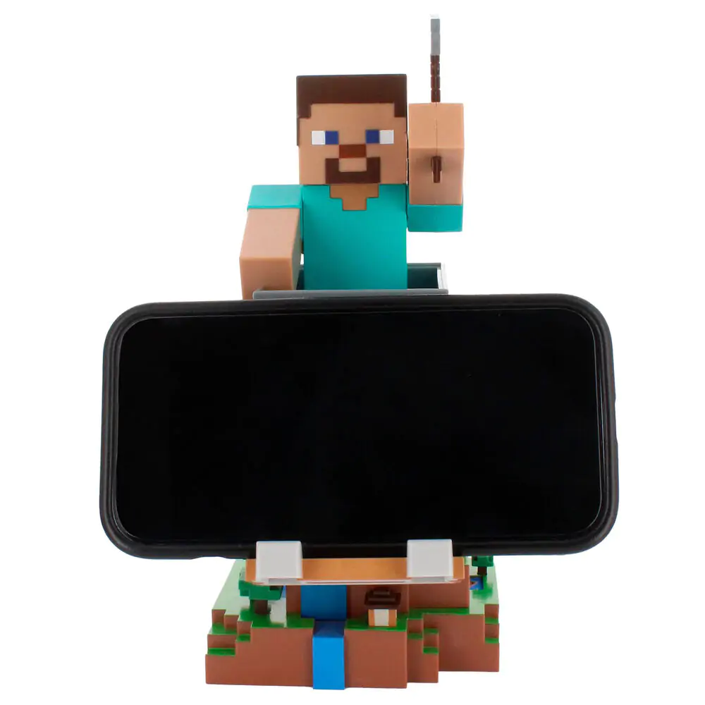 Minecraft Steve Controller/Telefonhalter Cable Guy Figur 20cm Produktfoto