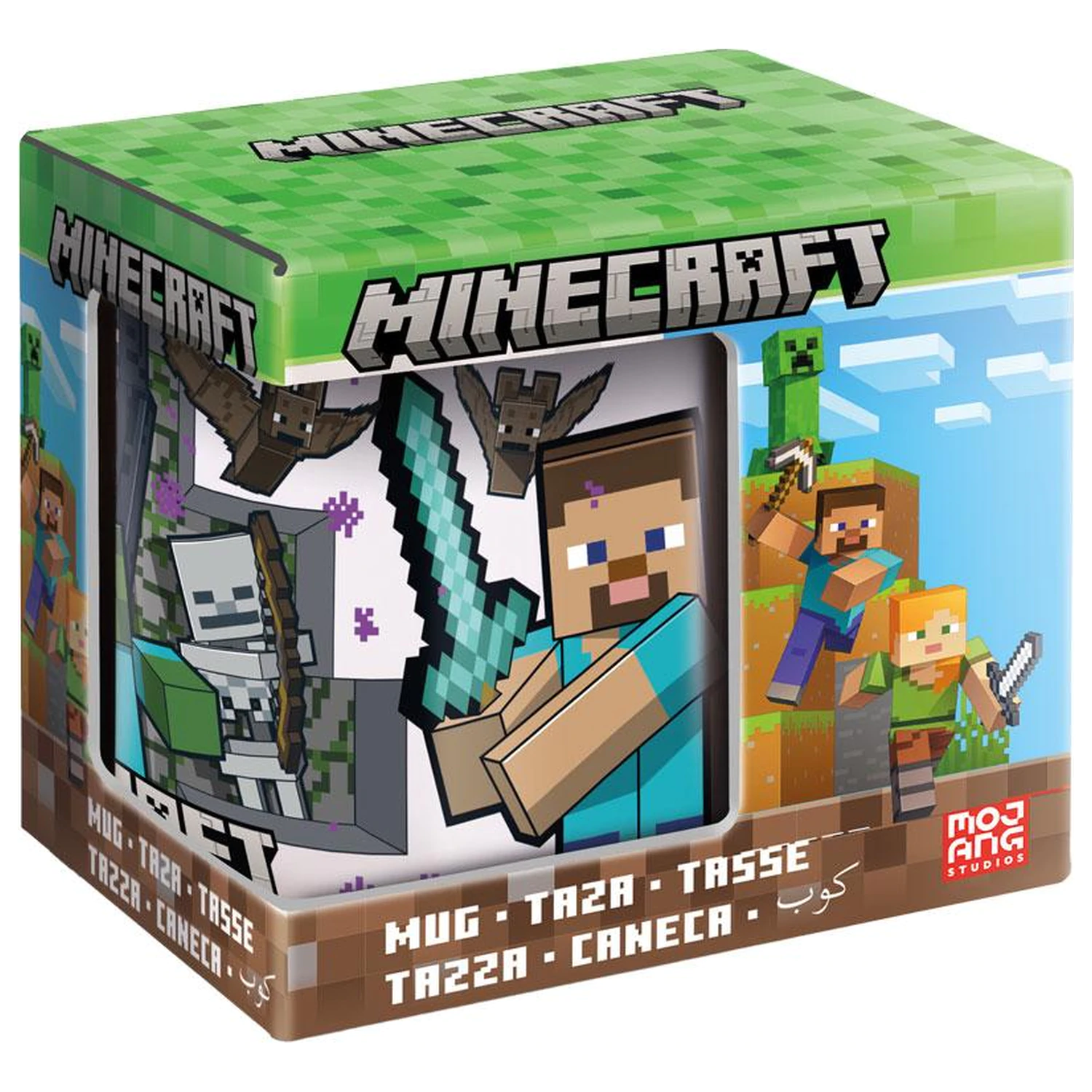 Minecraft Survival Mode Keramikbecher 325ml Produktfoto