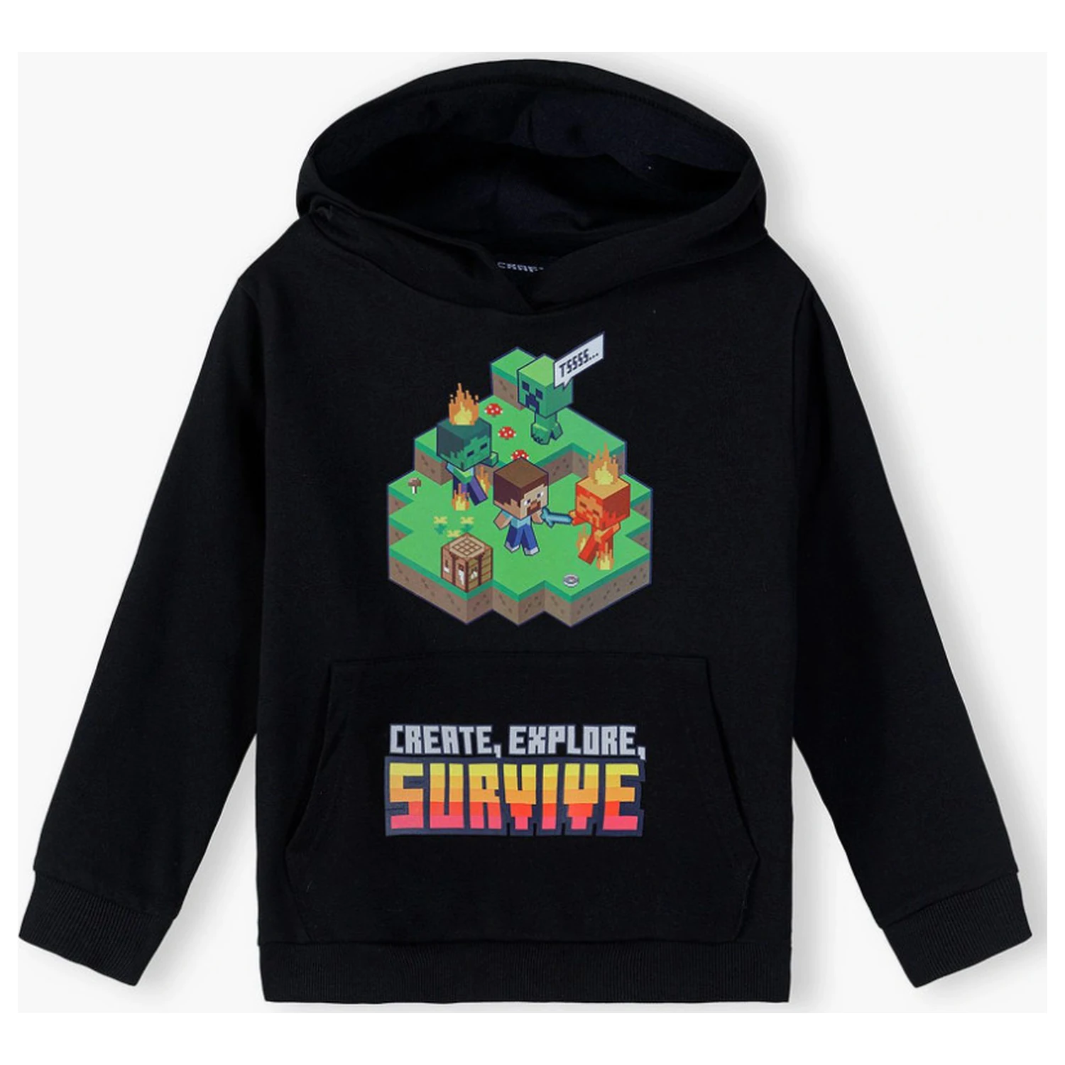 Minecraft Survive Kinder Kapuzenpullover Produktfoto
