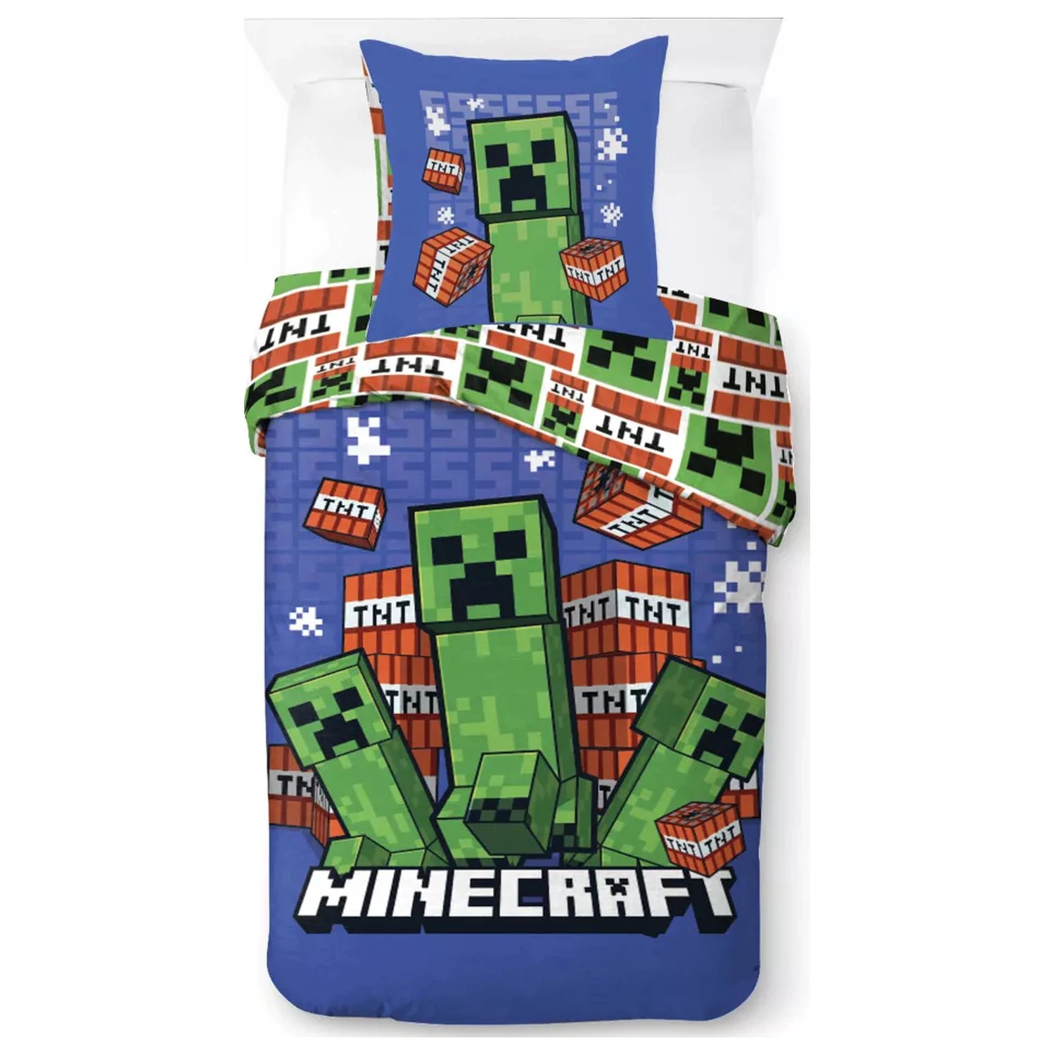 Minecraft Survive the Spiral Bettbezug Produktfoto