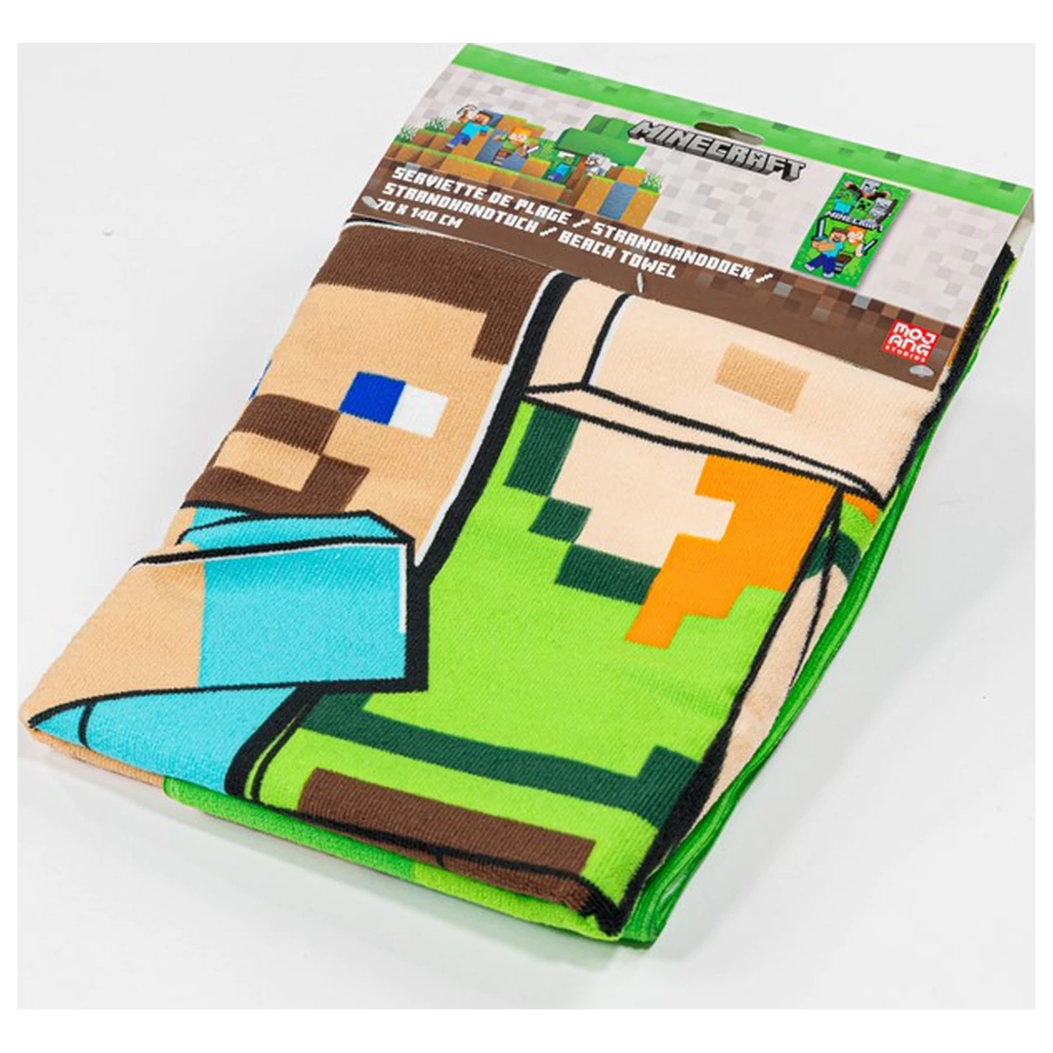 Minecraft Swordfight Handtuch 70x140cm Produktfoto