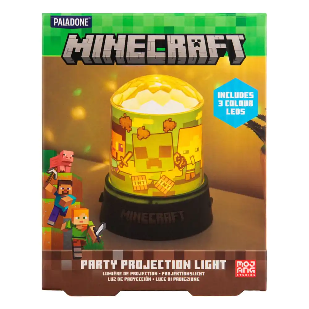 Minecraft Party Projektionslicht Symbole 13 cm Produktfoto
