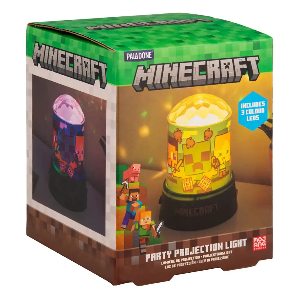 Minecraft Party Projektionslicht Symbole 13 cm Produktfoto