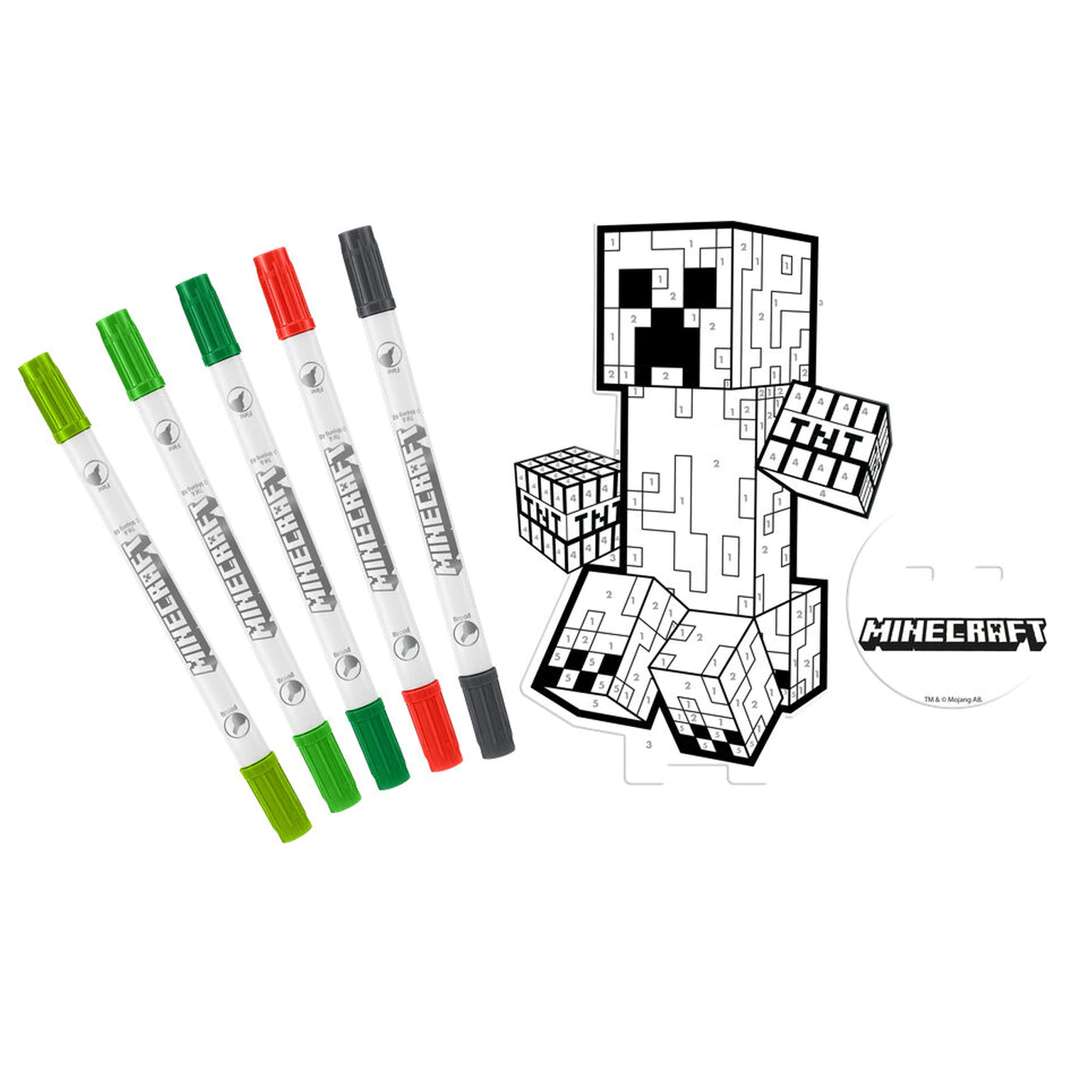 Minecraft Malset Produktfoto