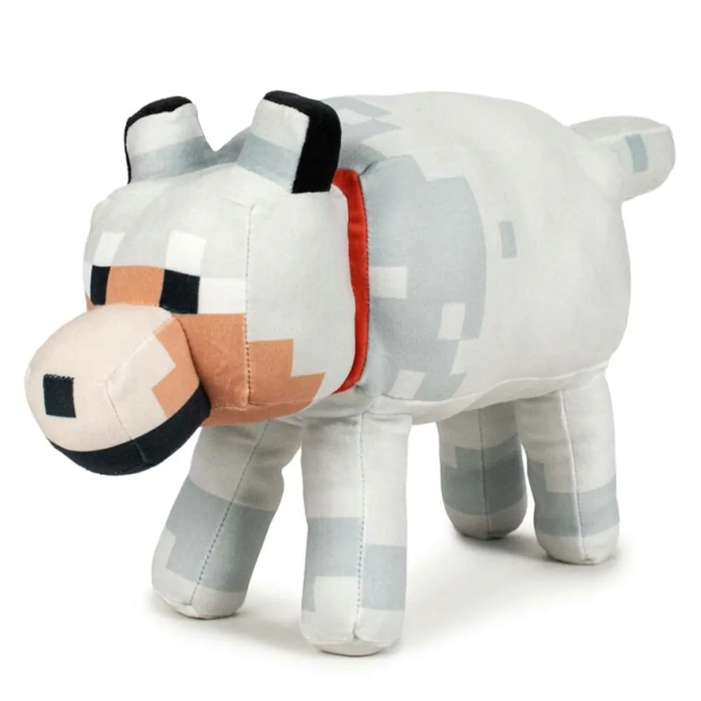 Minecraft Tamed Wolf Plüschfigur 29cm Produktfoto