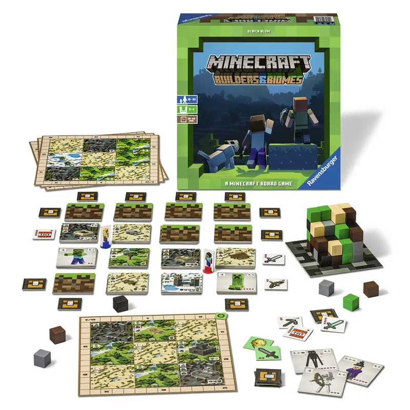 Minecraft Brettspiel Builders &amp; Biomes Produktfoto