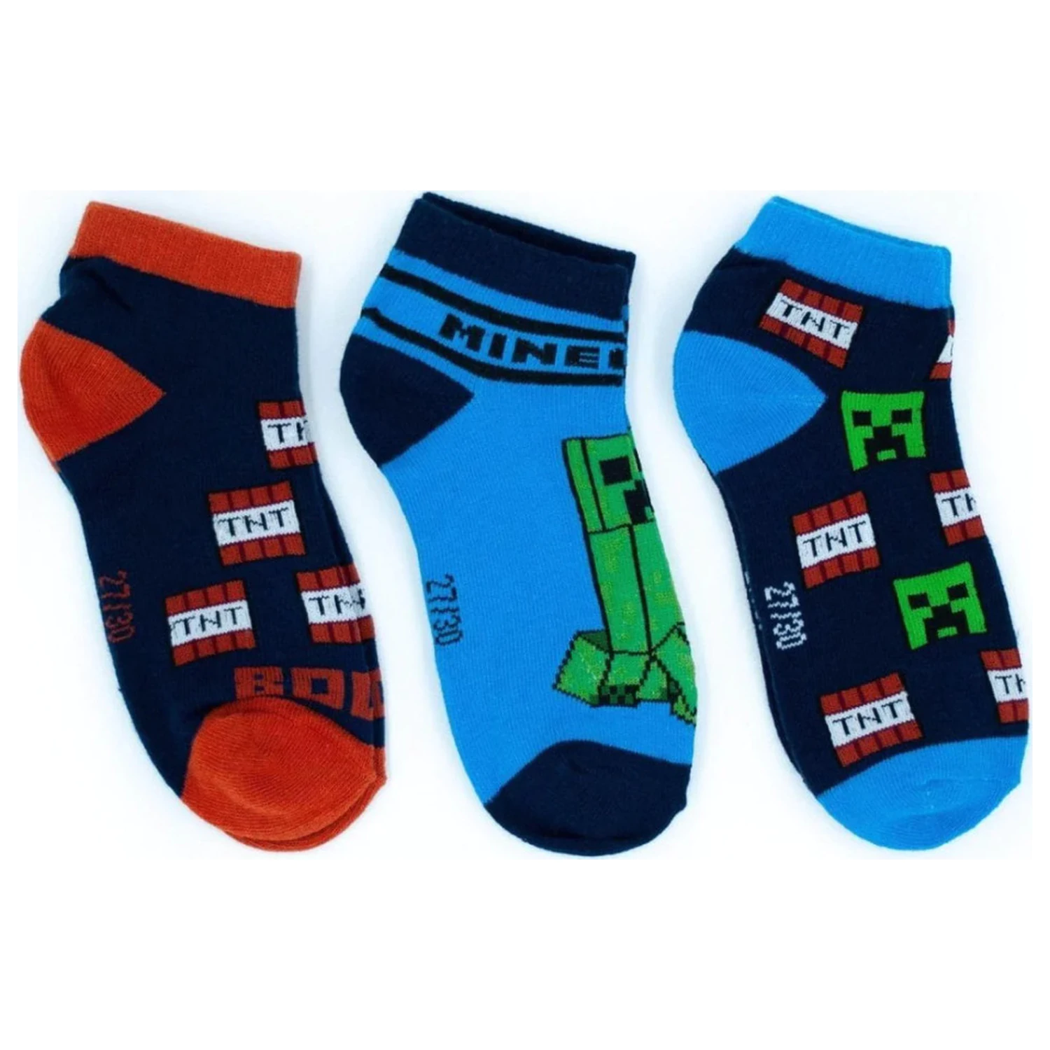 Minecraft TNT Kinder Geheimnis Socken 35/38 Produktfoto