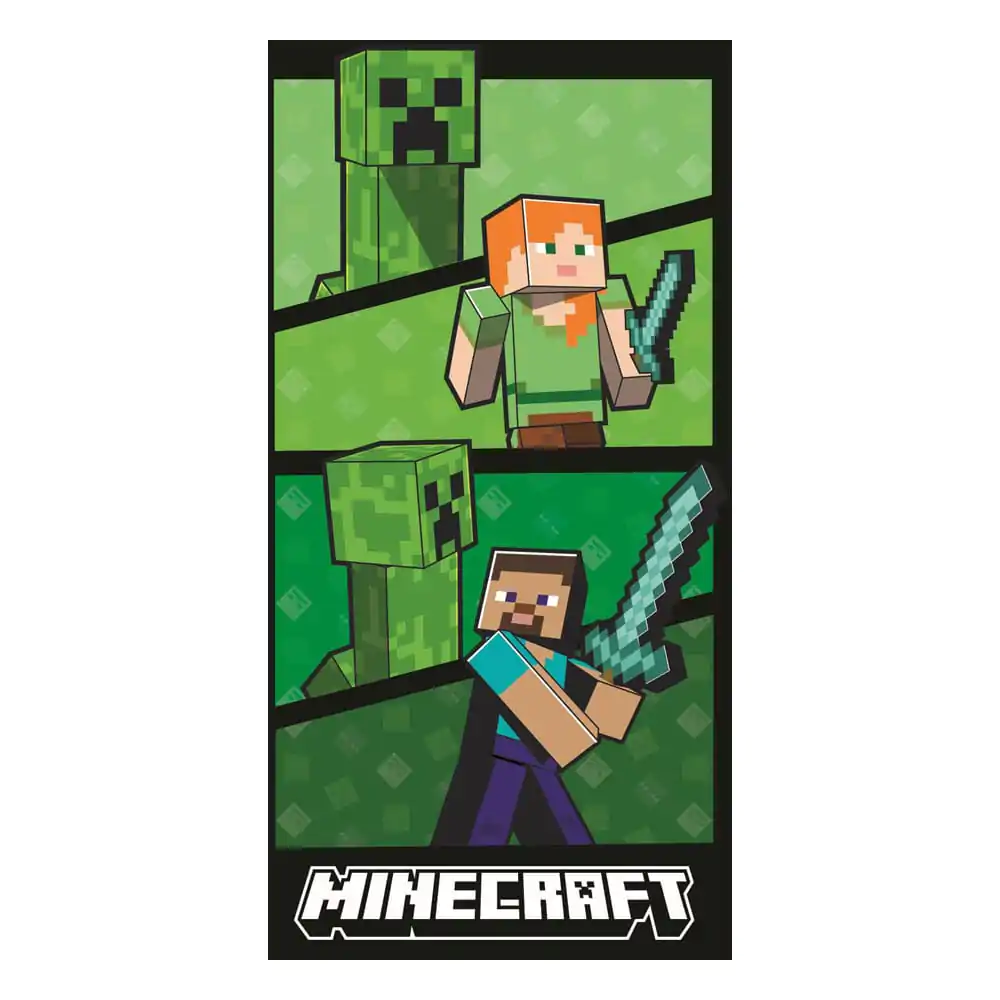 Minecraft Handtuch Ver. 2 140 x 70 cm Produktfoto