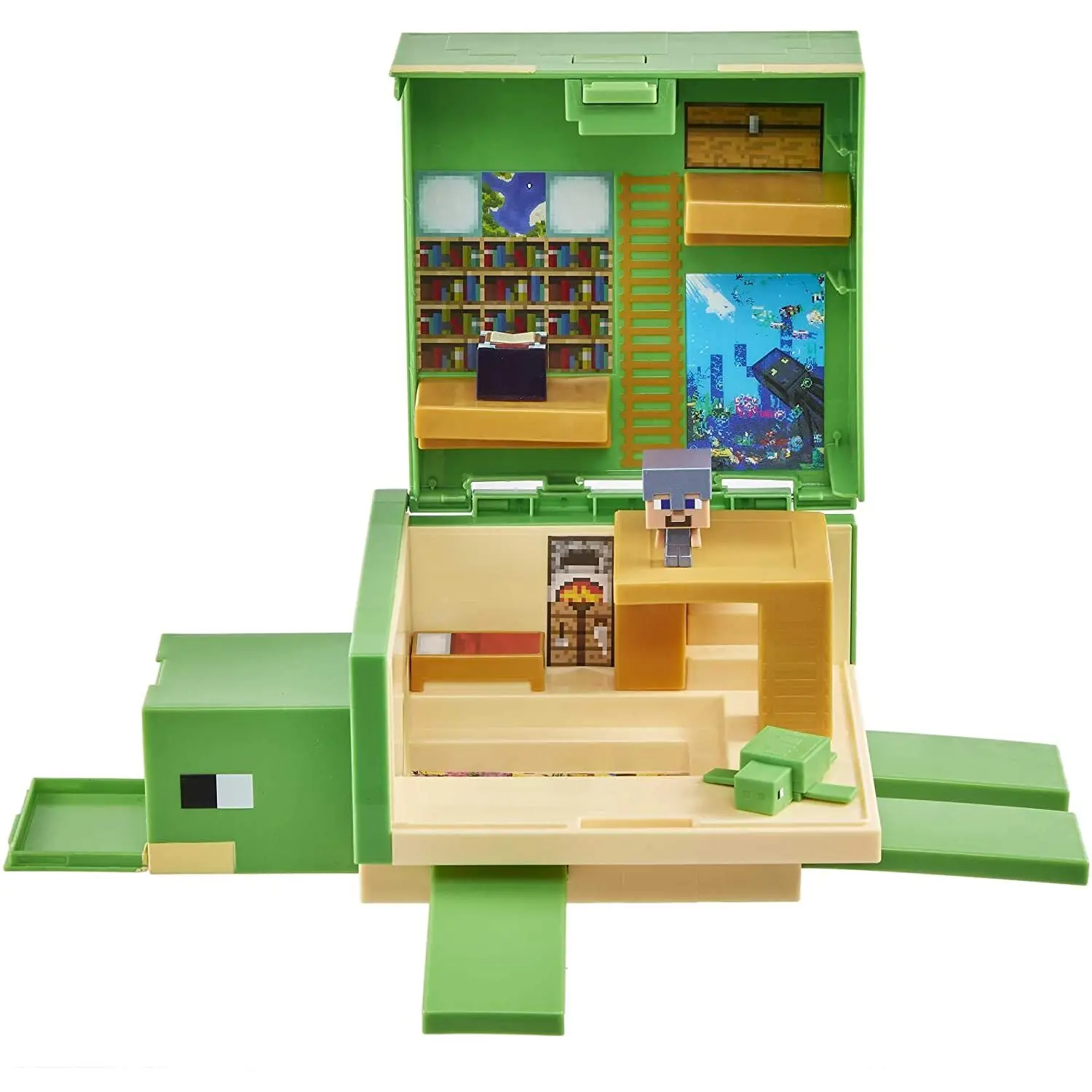 Minecraft Transformable Turtle Lair Figur 26cm Produktfoto