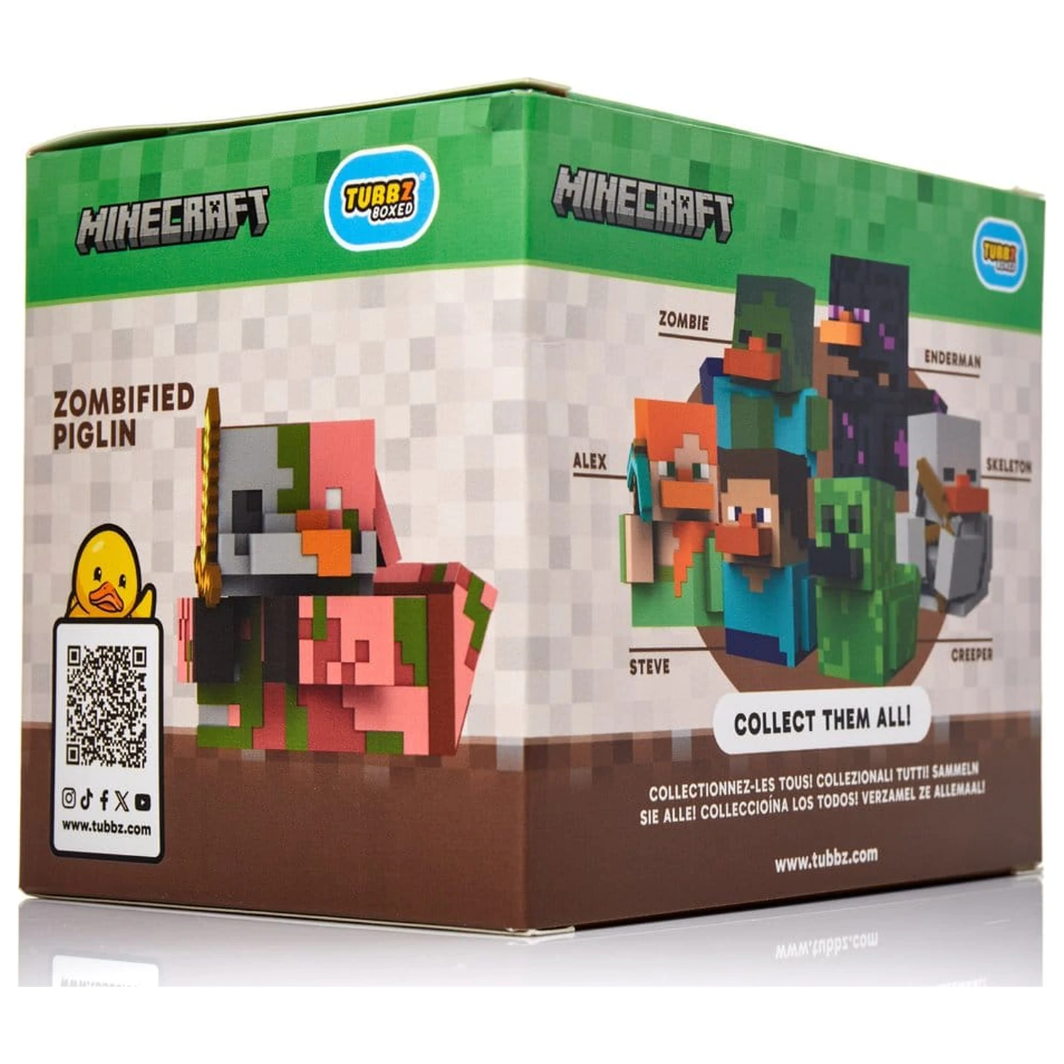 Minecraft Tubbz PVC Figur Zombified Piglin Boxed Edition 10 cm Produktfoto