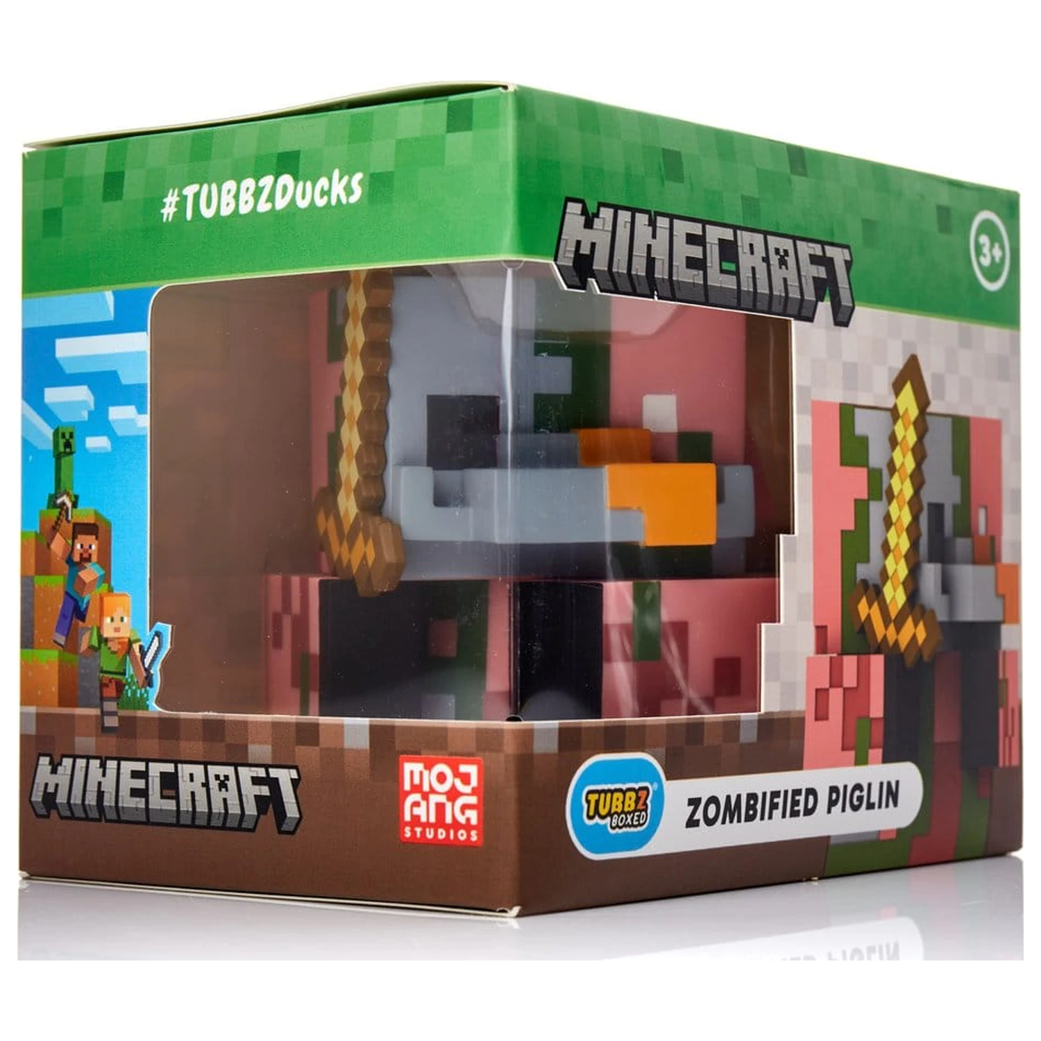 Minecraft Tubbz PVC Figur Zombified Piglin Boxed Edition 10 cm Produktfoto