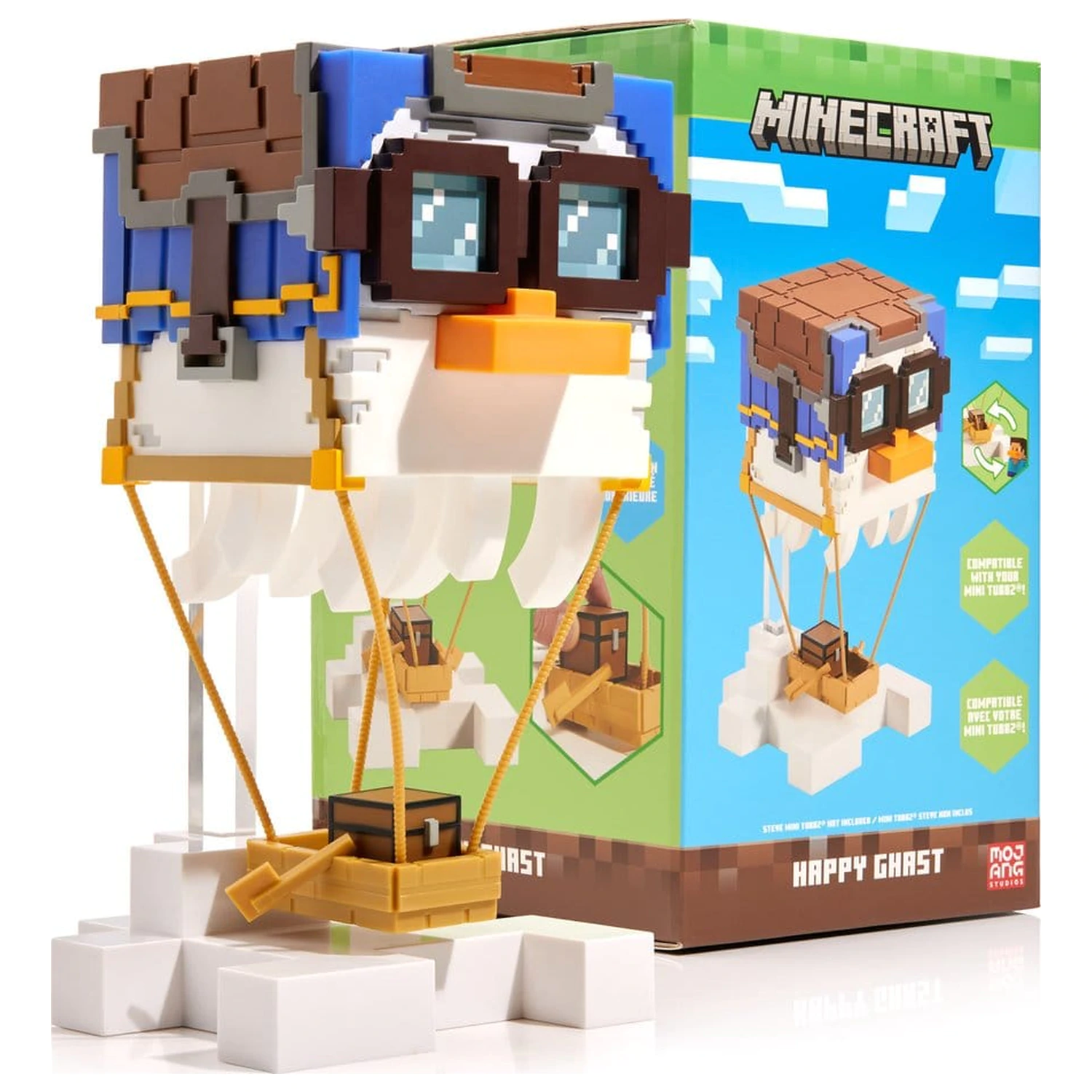 Minecraft Tubbz PVC Fahrzeug Happy Ghast 25,2 cm Produktfoto