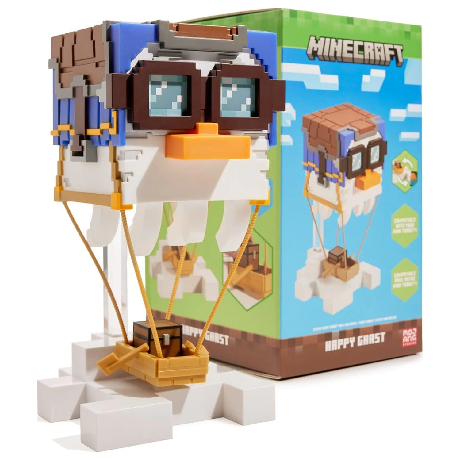 Minecraft Tubbz PVC Fahrzeug Happy Ghast 25,2 cm Produktfoto