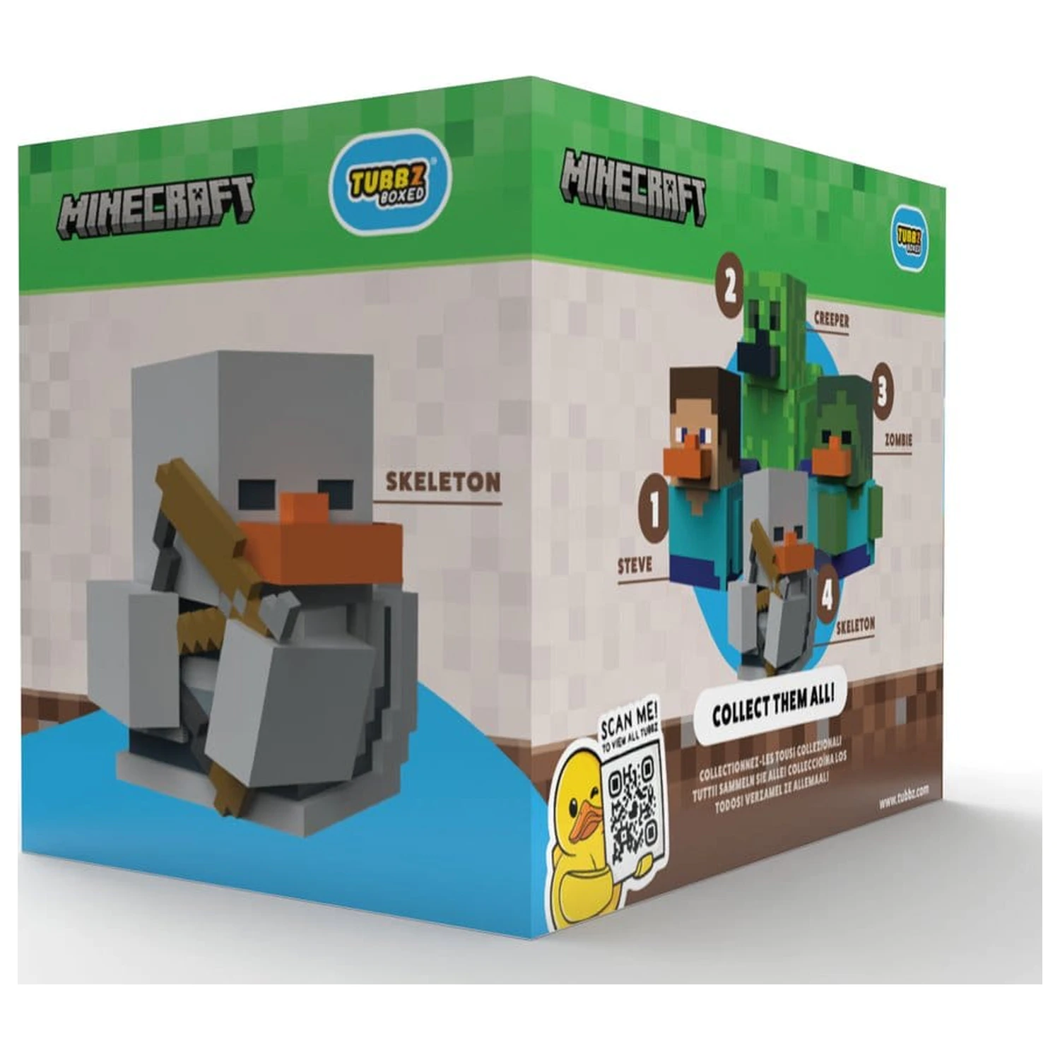 Minecraft Tubbz PVC Figur Skeleton Produktfoto