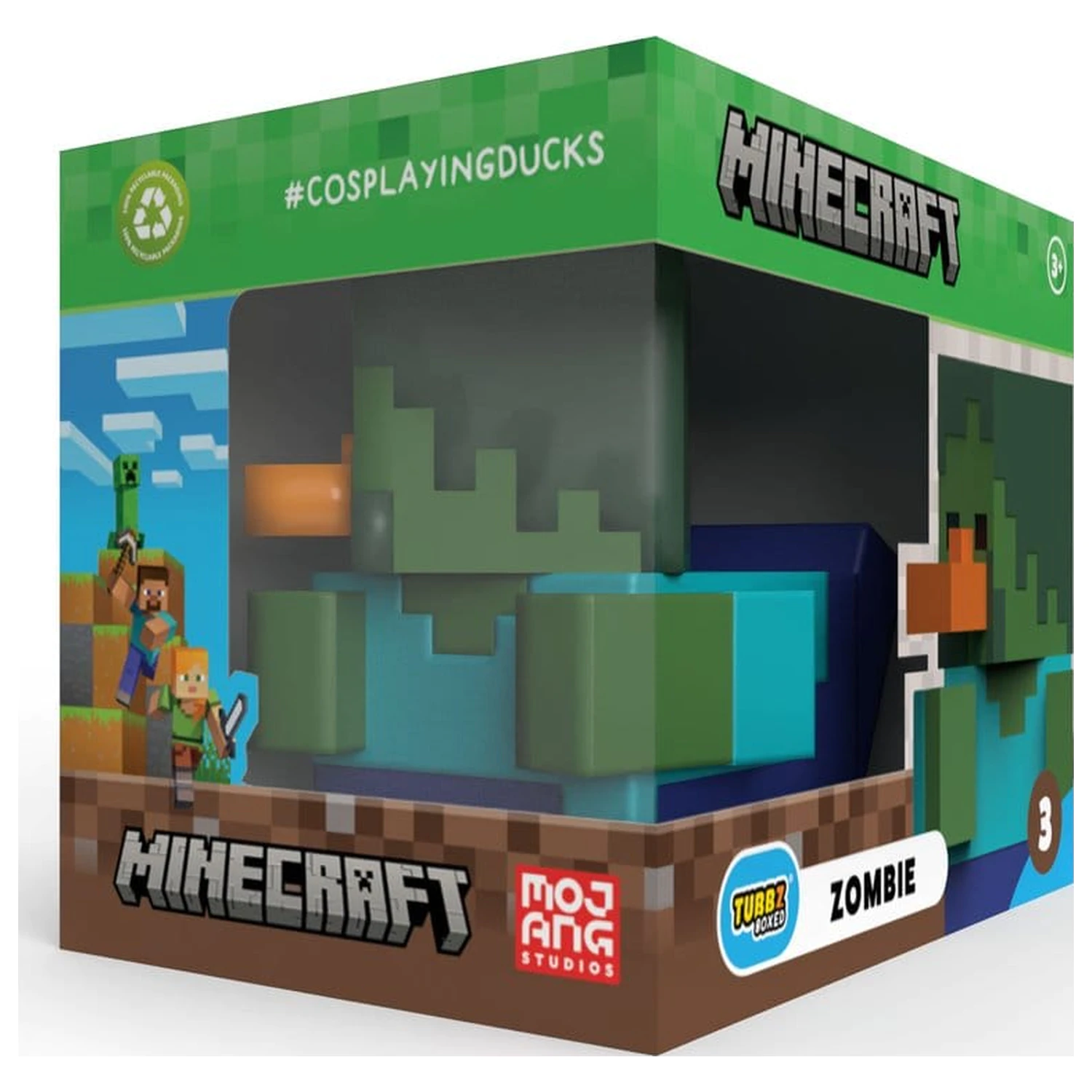 Minecraft Tubbz PVC Figur Zombie Produktfoto
