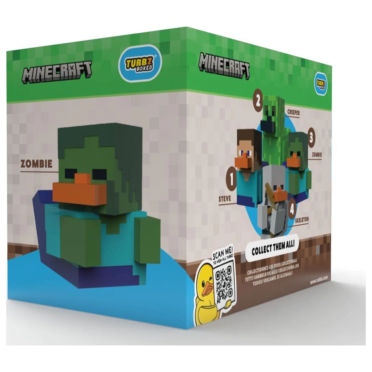 Minecraft Tubbz PVC Figur Zombie Produktfoto