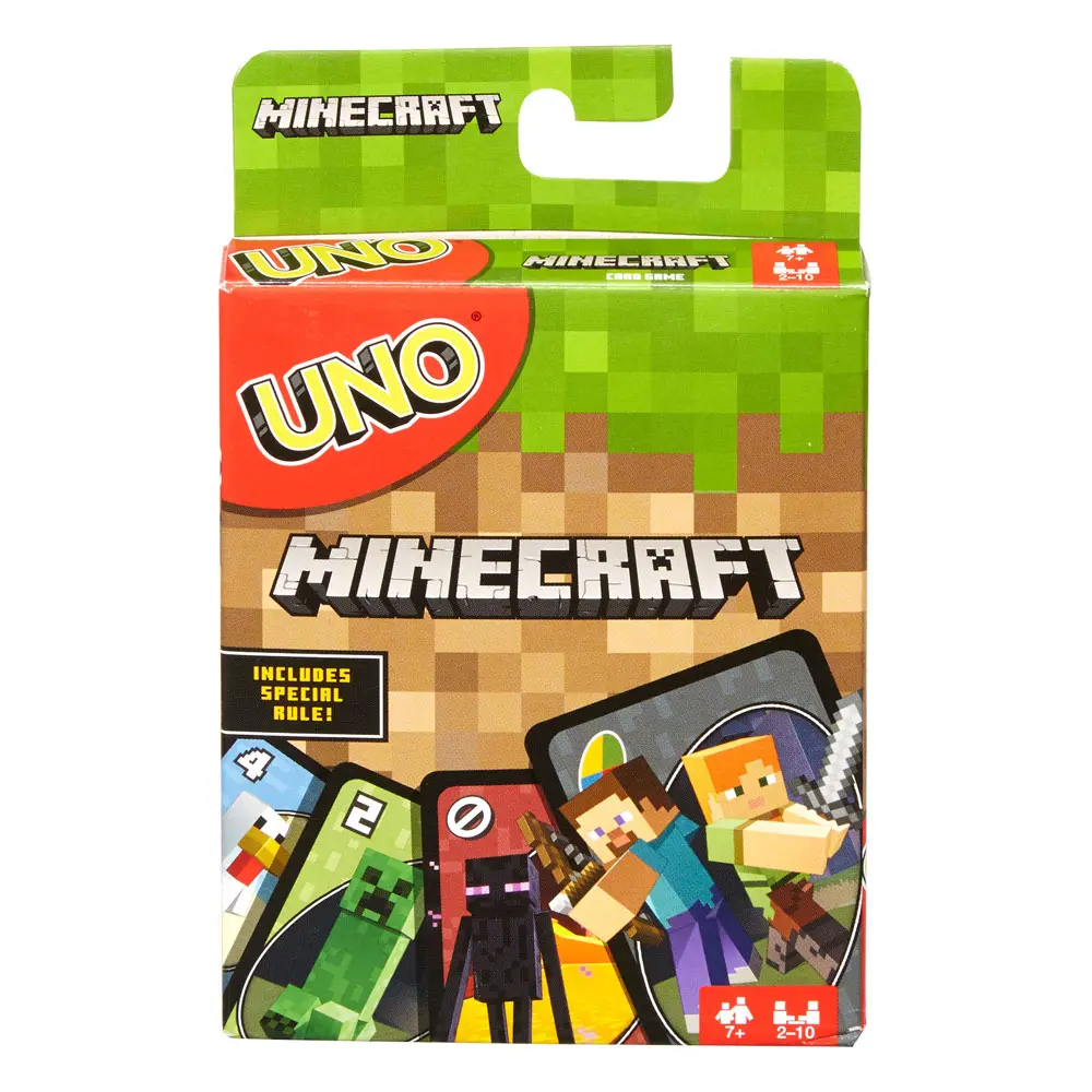 Minecraft UNO Kartenspiel Produktfoto