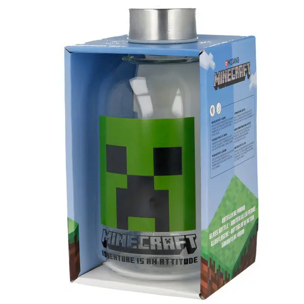 Minecraft Glasflasche 620ml termékfotó