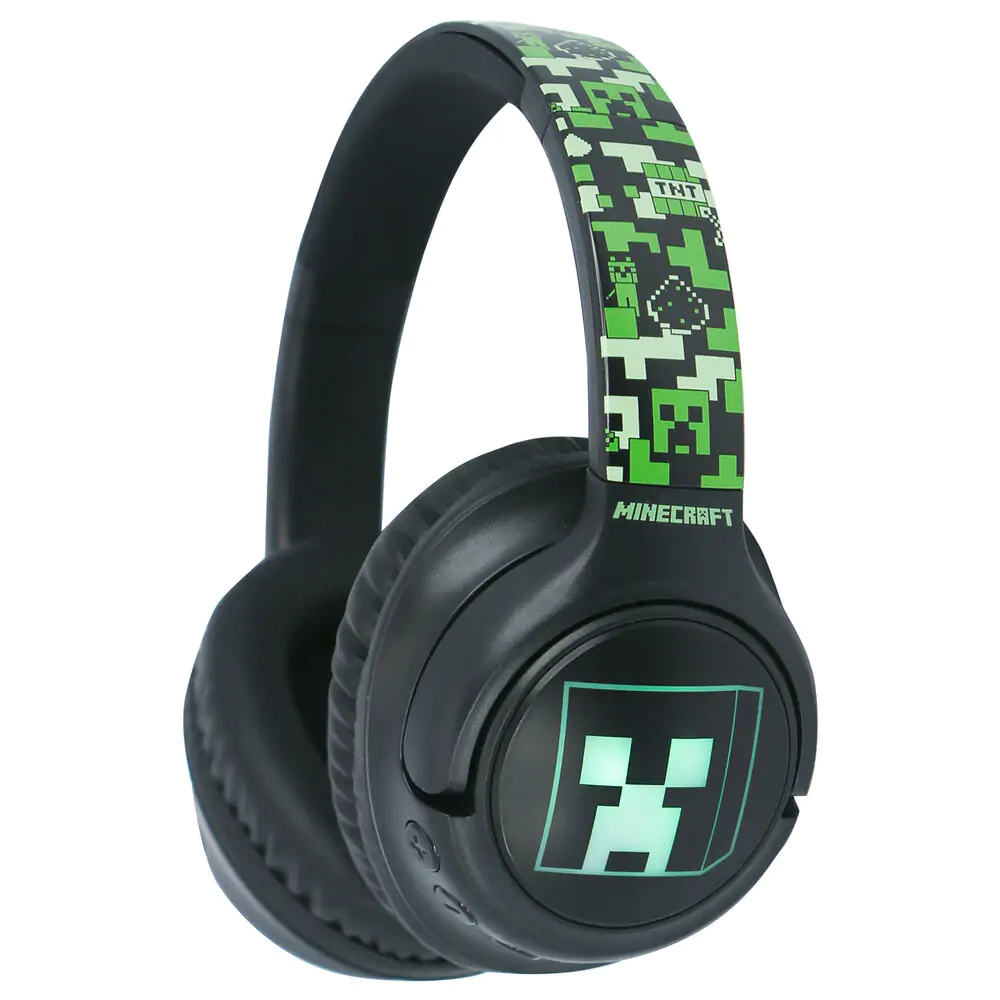 Minecraft kabellos LED Kopfhörer Produktfoto