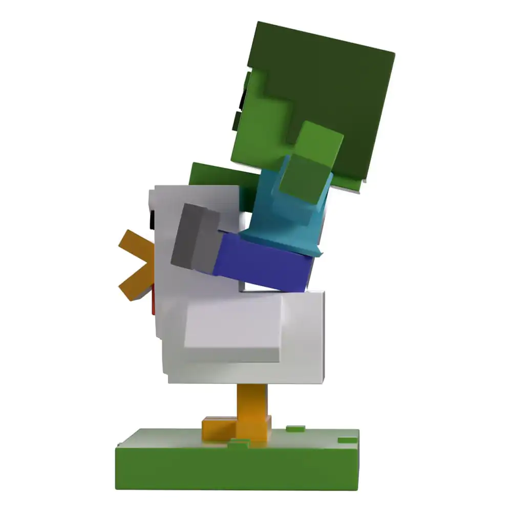 Minecraft Vinyl-Figur Chicken Jockey 12 cm Produktfoto