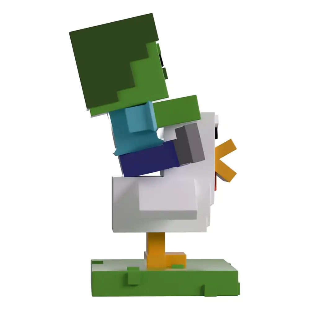 Minecraft Vinyl-Figur Chicken Jockey 12 cm Produktfoto