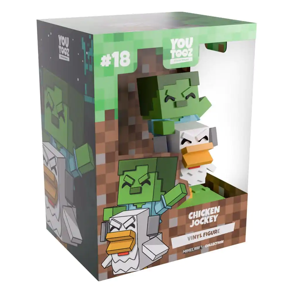 Minecraft Vinyl-Figur Chicken Jockey 12 cm Produktfoto