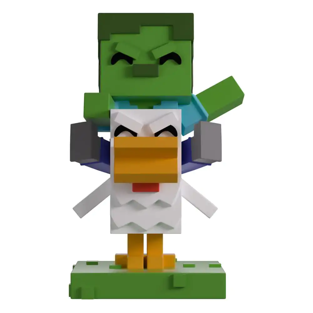 Minecraft Vinyl-Figur Chicken Jockey 12 cm Produktfoto