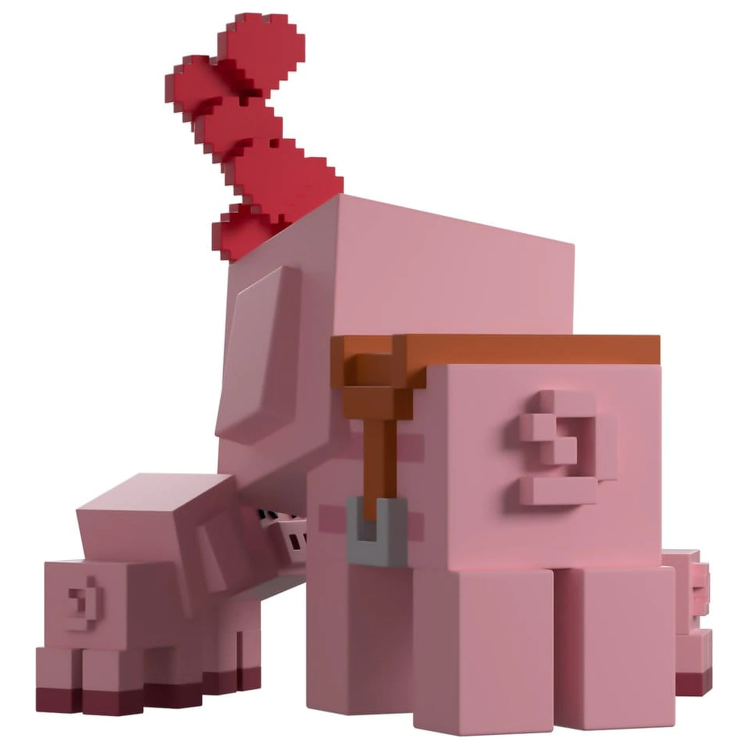 Minecraft Vinyl Figur Schweinefamilie 8 cm Produktfoto