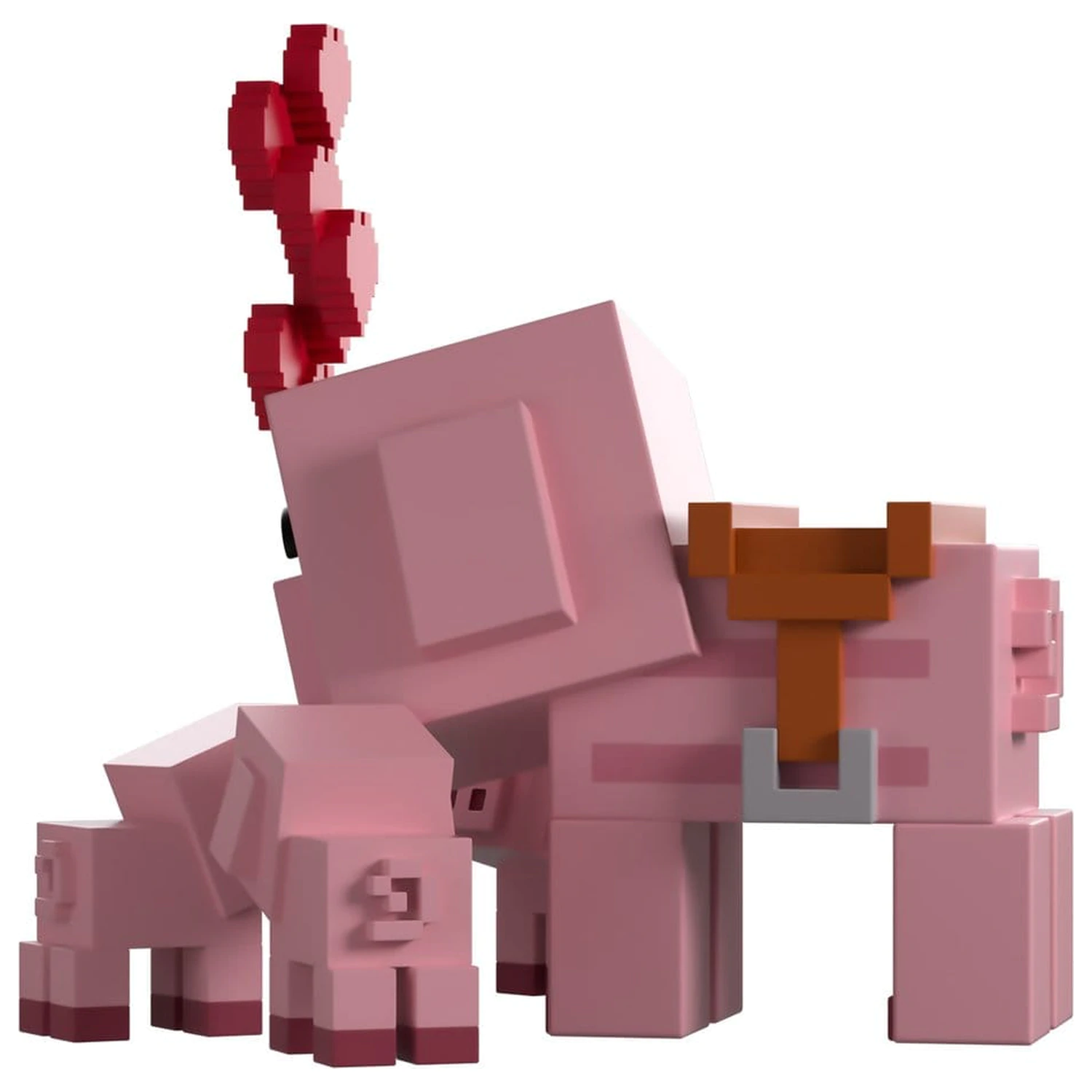 Minecraft Vinyl Figur Schweinefamilie 8 cm Produktfoto