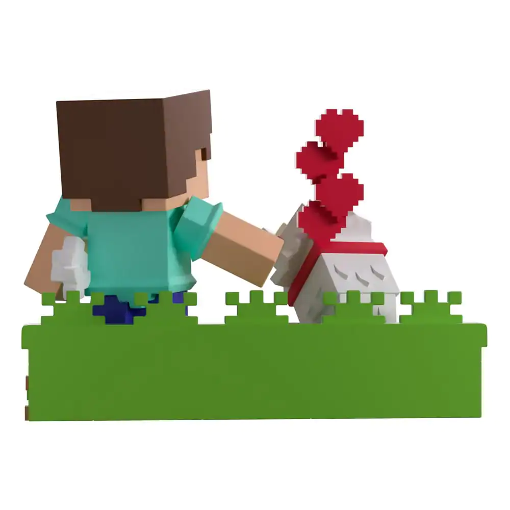Minecraft Vinyl Figur Zähmung eines Wolfs 10 cm Produktfoto