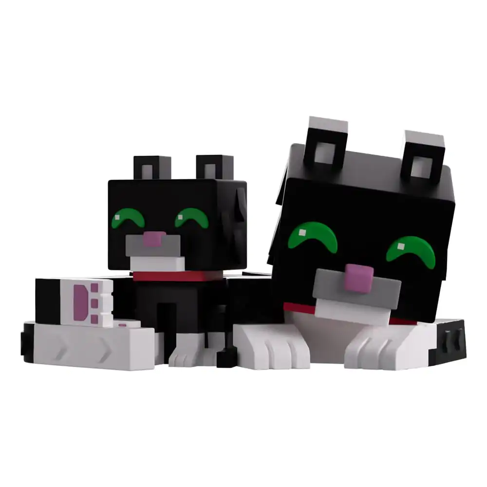 Minecraft Vinyl Figur Tuxedo Cat 6 cm Produktfoto