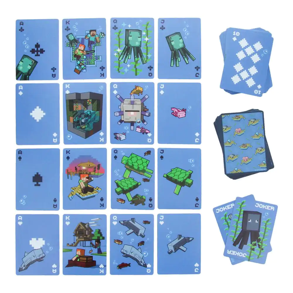 Minecraft Spielkarten Waterproof Produktfoto