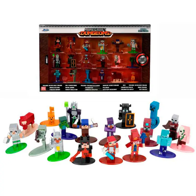 Minecraft wave 7 set 18 Figuren 4cm Produktfoto