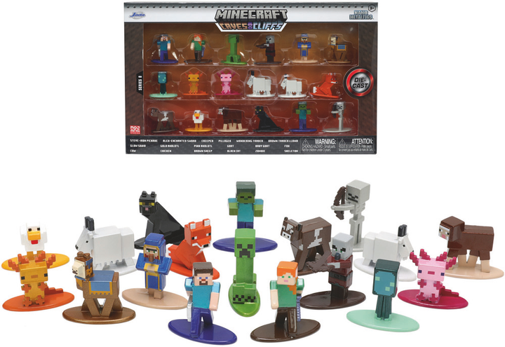 Minecraft wave 8 18 Figuren Set 4cm Produktfoto