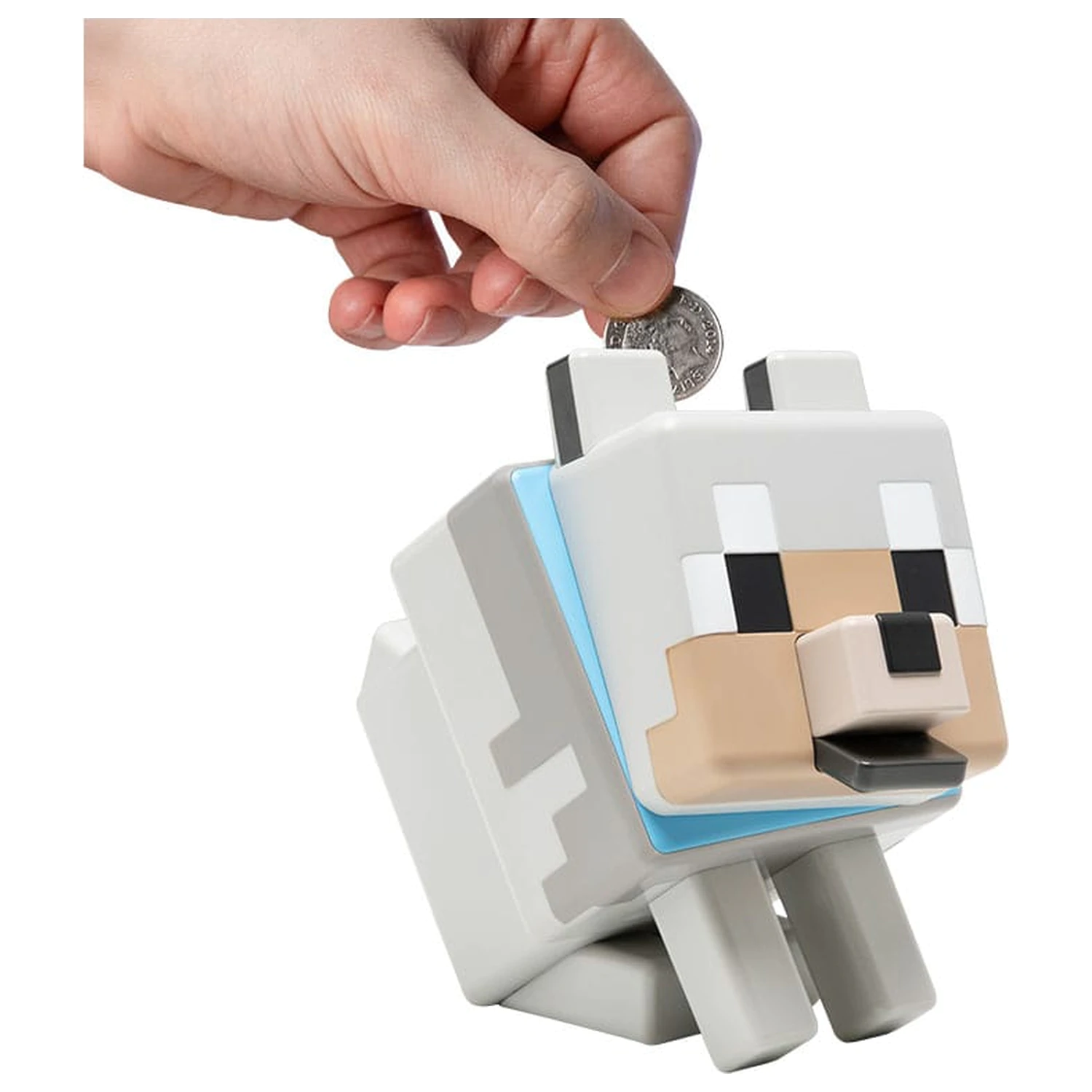 Minecraft Spardose Wolf Produktfoto