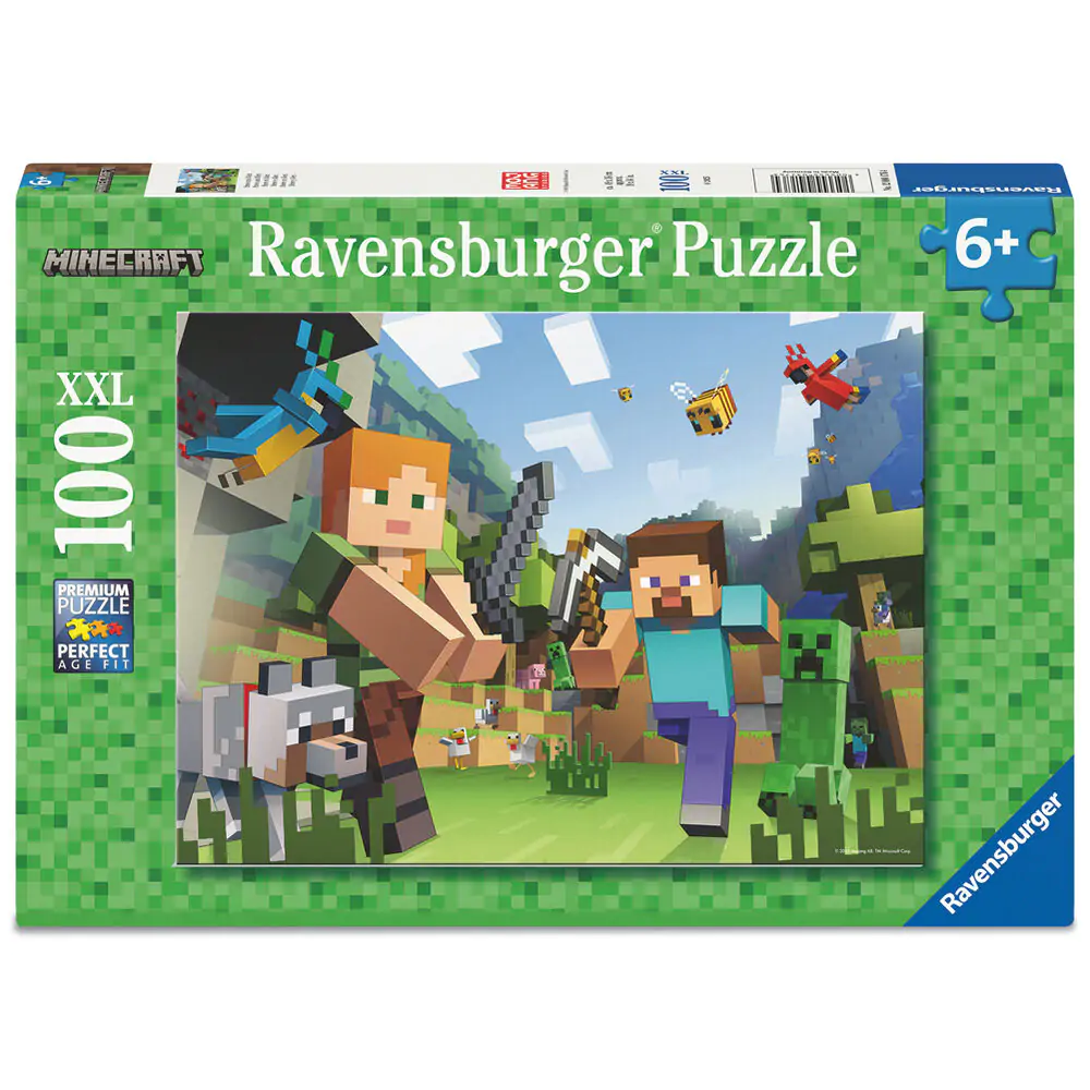 Minecraft XXL Puzzle 100 Teile Produktfoto
