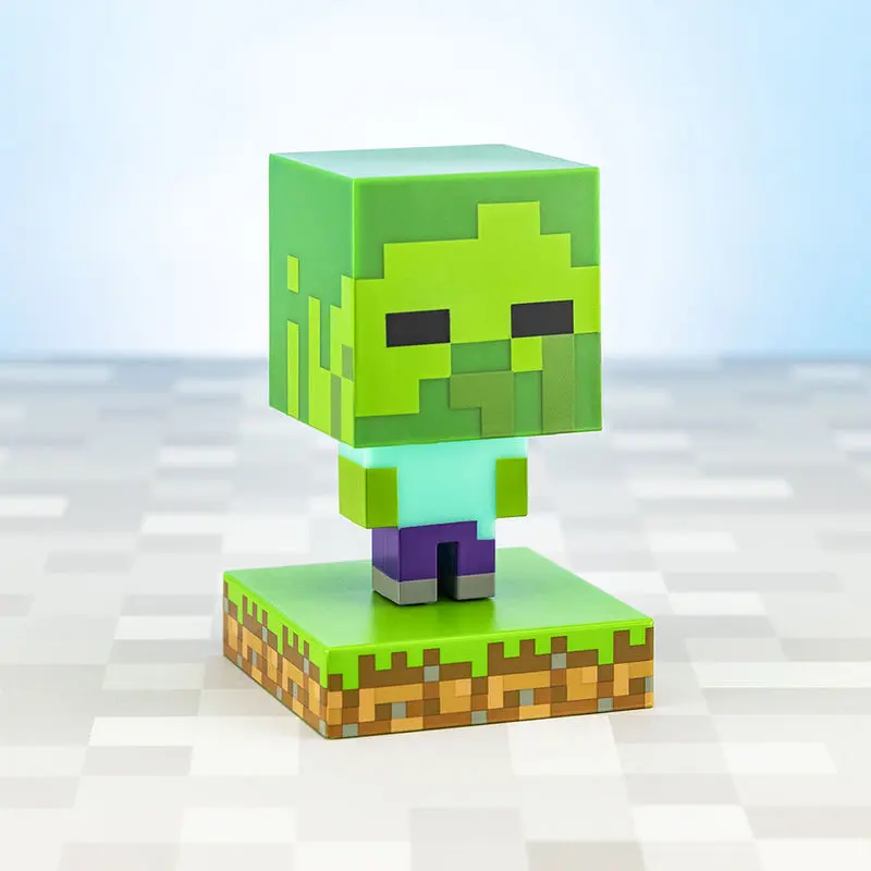 Minecraft 3D Icon Lampe Zombie termékfotó